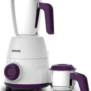 Philips HL7506/00 Mixer Grinder with 2 jars and 500W motor – White and Purple