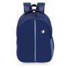 Black laptop backpack with USB charging port and padded compartments